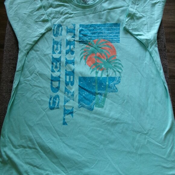 Tribal Seeds Beach Sunset Reggae T-Shirt Mens S/S Sz L - New - Picture 5 of 5